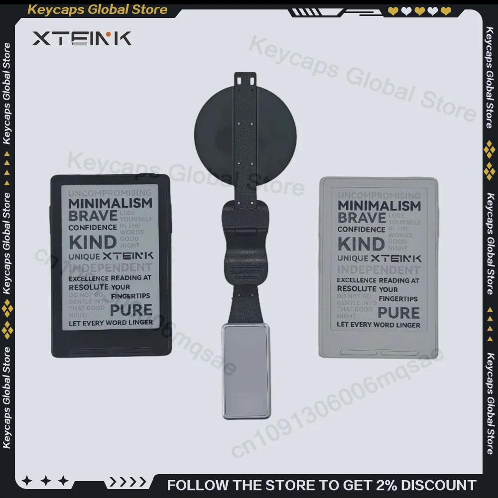 XTEINK X3 Official Accessories International Edition Reader with Multi Level Light Adjustment Magnetic Reading Light 2pcs Set