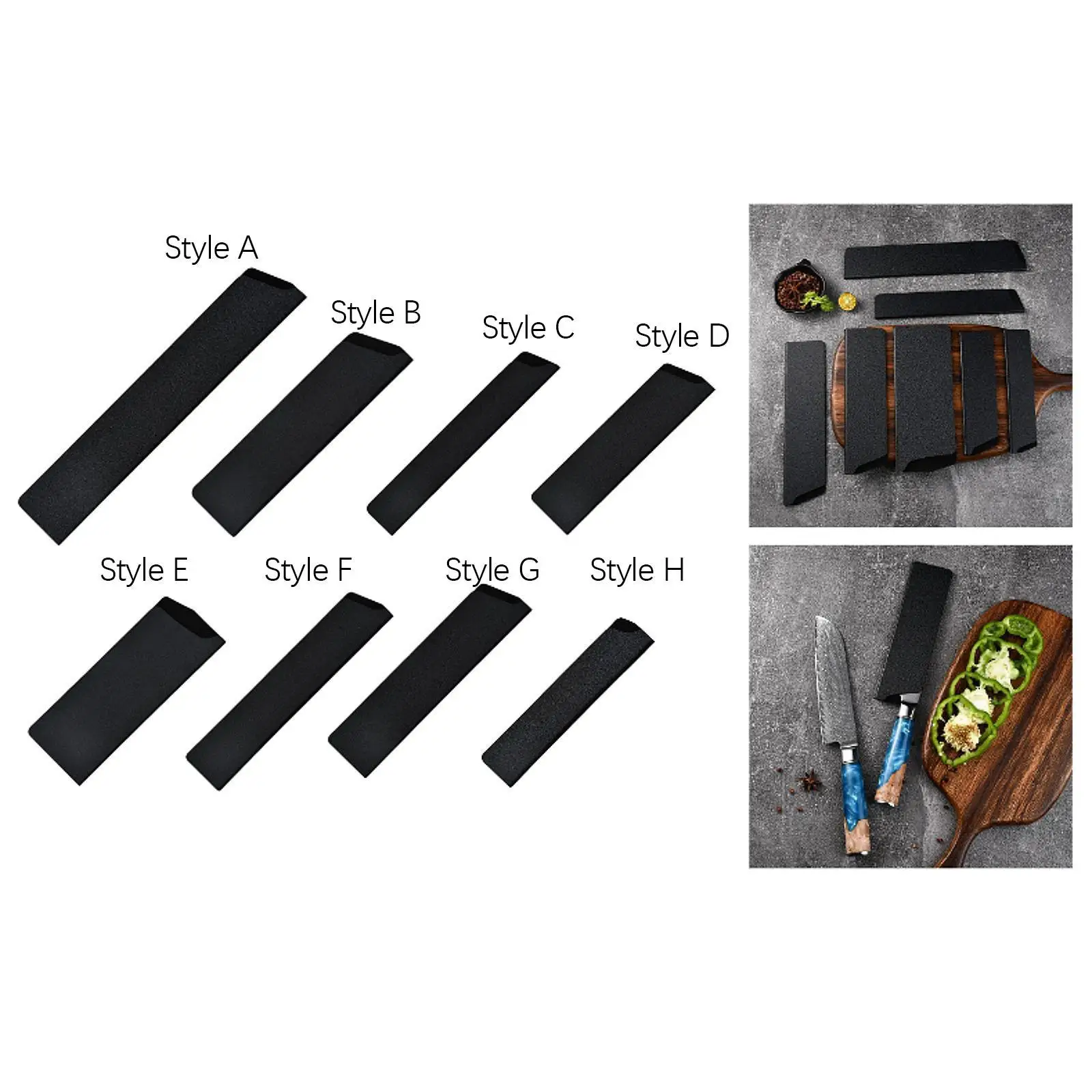 

Knife Sheathes Knife Sleeve Simple Knife Blade Guard Kitchen Gadget Universal Chef Knife Sheathes Flocking Liner Sheath