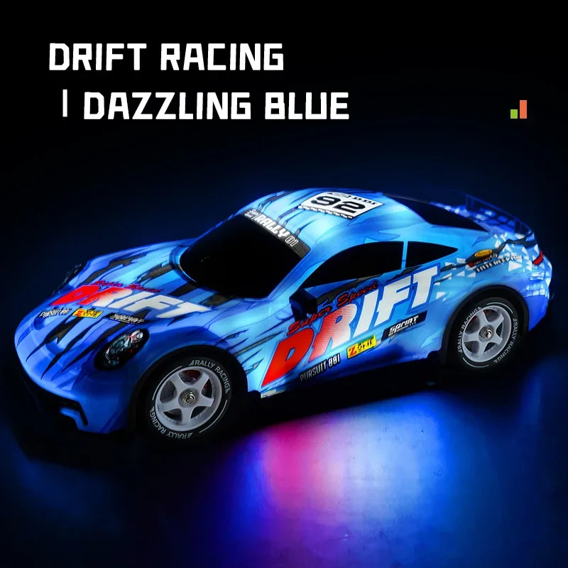 KYAMRC 1:16 RC samochód terenowy profesjonalne zabawki wyścigowe Model LED Light zabawki dla chłopca prezenty urodzinowe zdalnie sterowane samochody zabawkowe