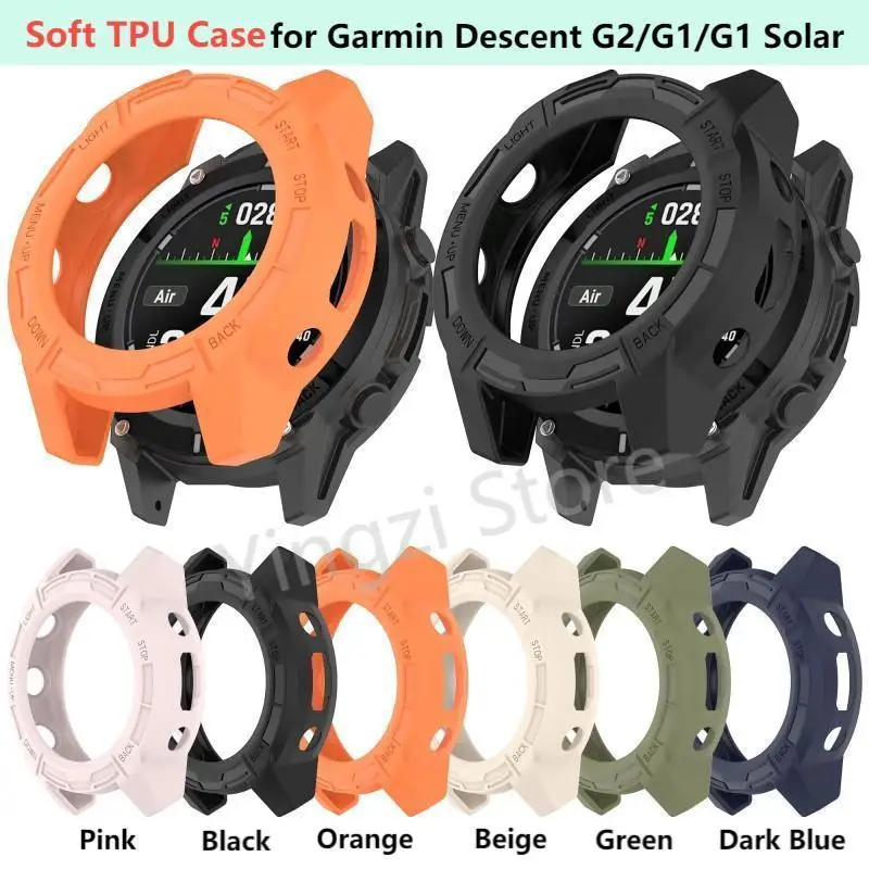 TPU Hollow Case for Garmin Descent G2 G1 Watch Cover Protector for Descent G1 Solar Smart Watch for DescentG1 Solar Letel Shell