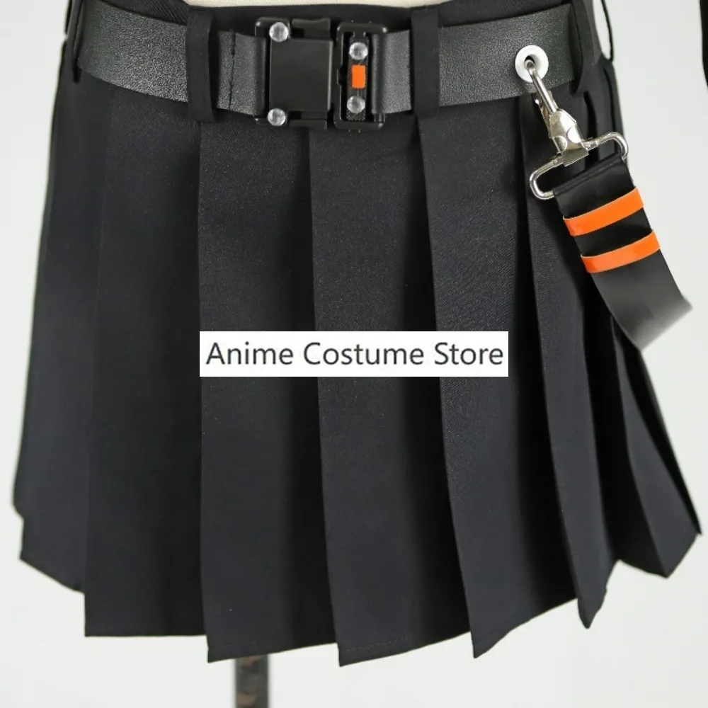 زي أنمي تنكري مع شعر مستعار للنساء ، لعبة Zone Zero ، Anby Demara ، سترات بغطاء رأس ، تنورات بدلة ، هالوين ، مثير