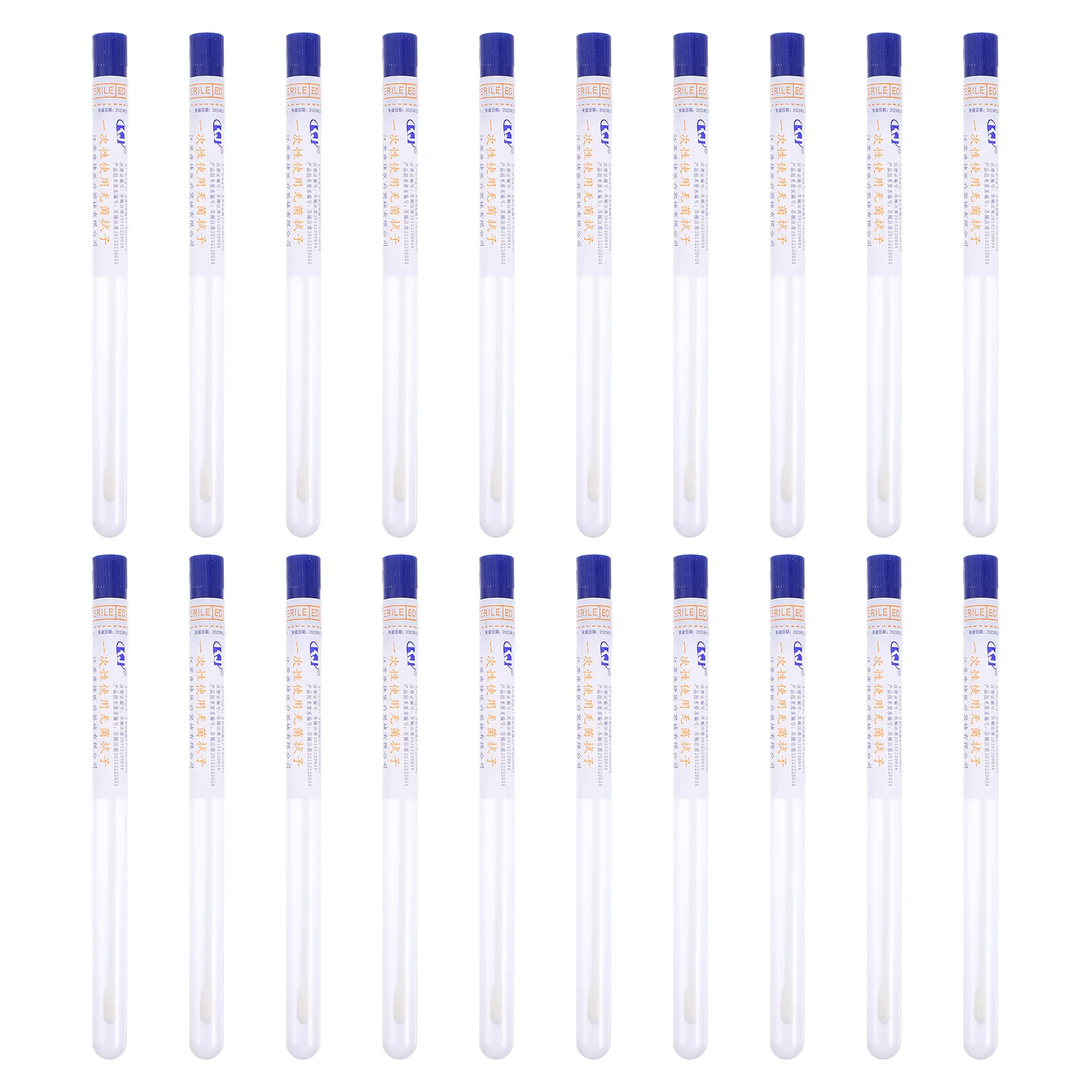 100 قطعة مسحات الحلق الأنثوية مجموعة عينات العينات القابل للتصرف للكشف عن قفل البلعوم استخدام معمل المستشفى #2