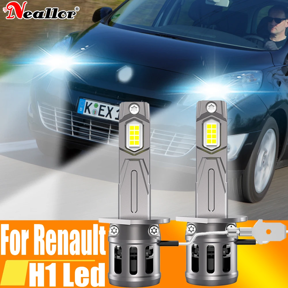 

Светодиодная фара H1 Canbus, яркая автомобильная лампа высокой мощности, турбо-лампа 12 В для Renault Megane Captur Scenic Duster