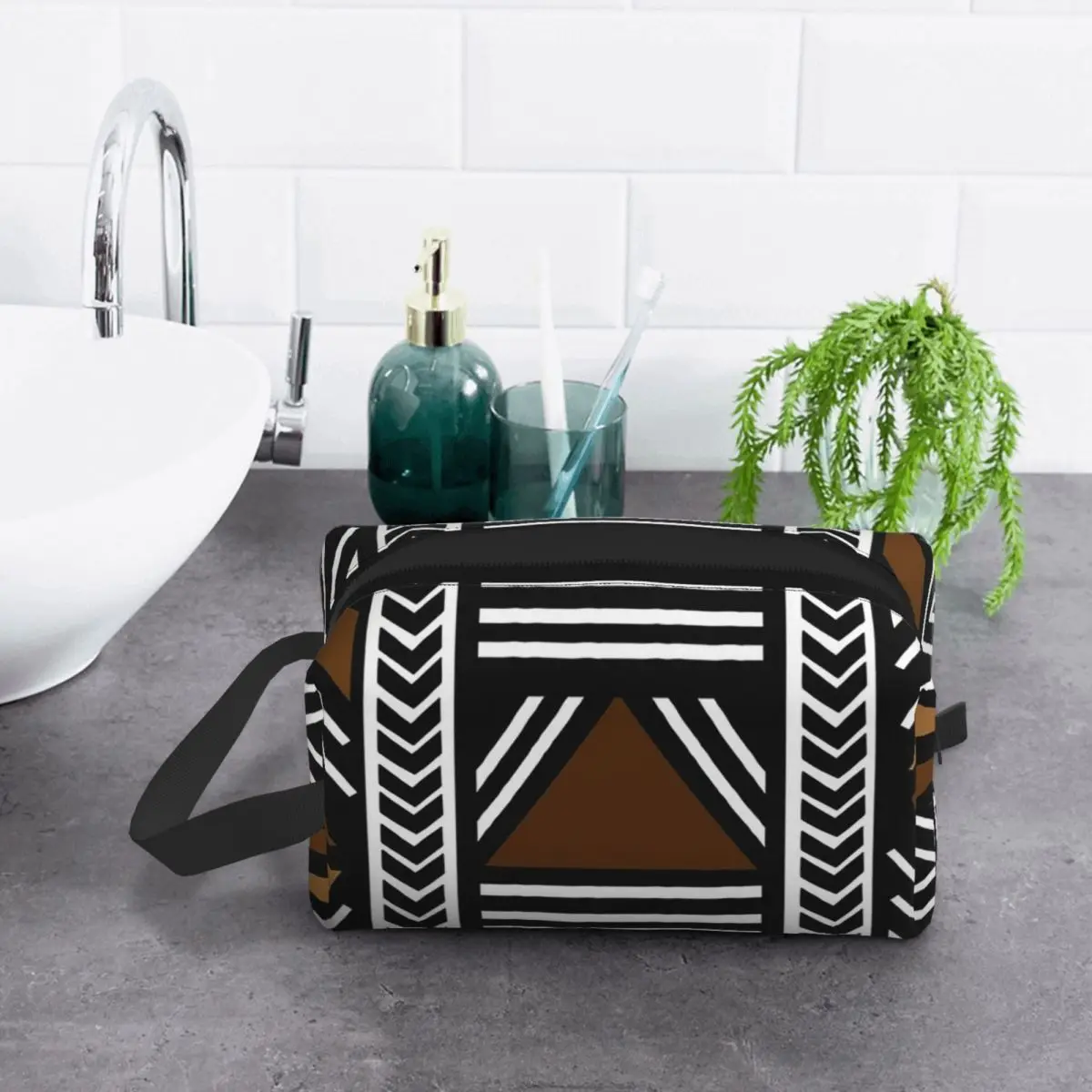حقيبة مكياج بوجولان الأفريقية، منظم مستحضرات التجميل، مجموعة أدوات التخزين، حقيبة مستحضرات التجميل للنساء، مقلمة للسفر