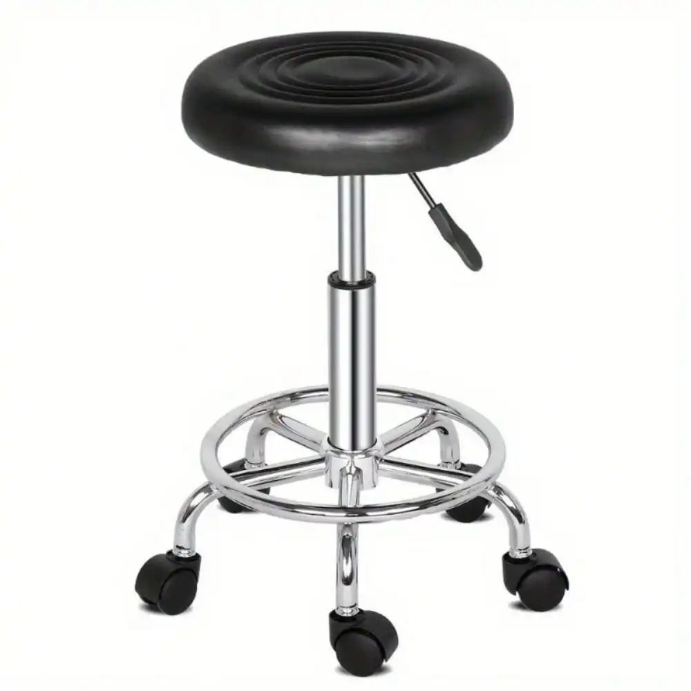 Rolling Swivel Stool w/Wheels Adjustable Tattoo Facial Massage Spa Salon