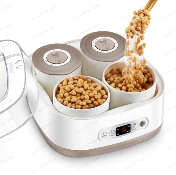 

2л 220 В интеллектуальная машина Natto для ферментации, мультиварка, пароварка, кастрюля для тушения, йогуртница, маринованное рисовое вино