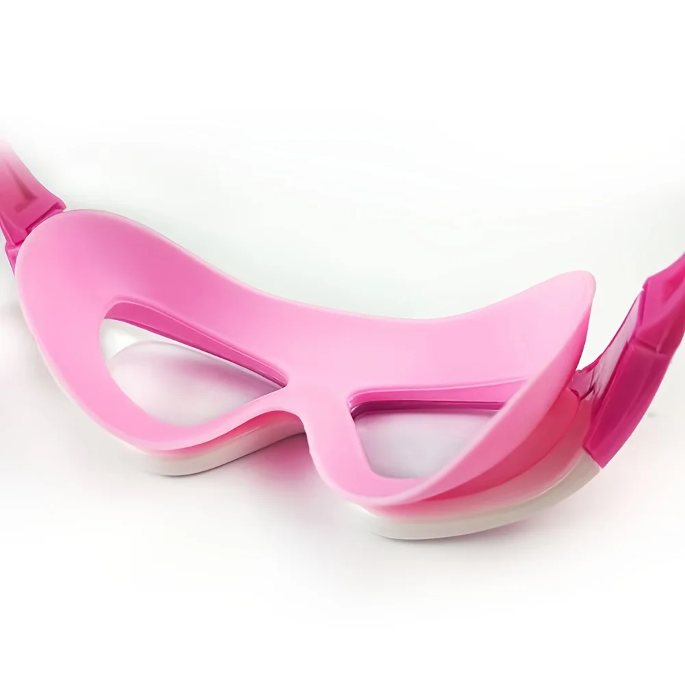 Comfort Silicone Anti-Fog Kids Swimming Goggles Large Frame Protective Eyewear Boys Girls Pool Beach Training Use view 4