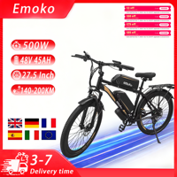 Emoko EC27 Adluts Electric Bicycle 500W Motor Multiple battery options long-Range delivery vehicle 27.5-inch Tires Electric Bike