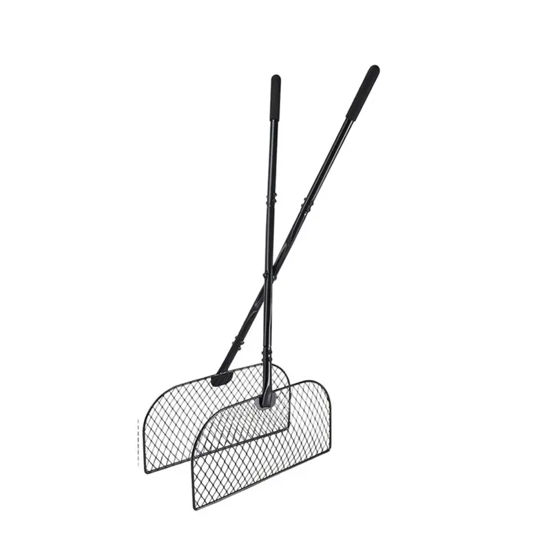 [NEWA76K!】 Leaf Collector For Gardening, Leaf And Grass Picker Upper, Leaf Grabber Rake With Long Handle, Metal Leaves Rakes