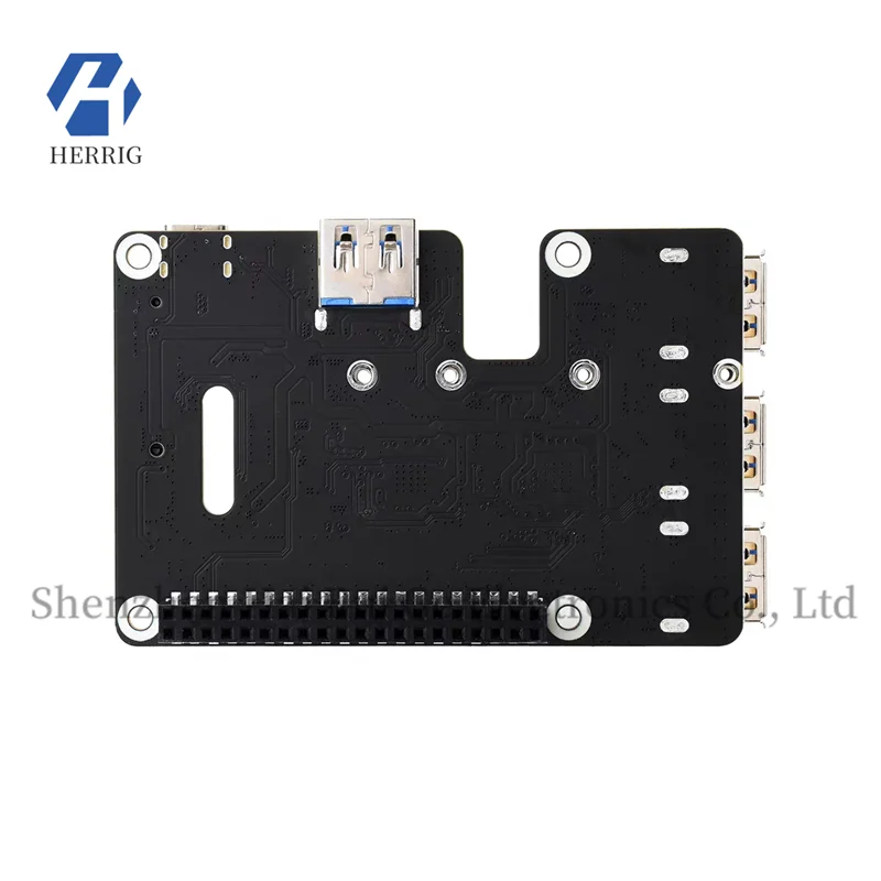 Light Snow Raspberry Pi Pi5 PCIe — 4-портовая плата расширения USB3.2 и M.2 NVMe SSD HAT Standard