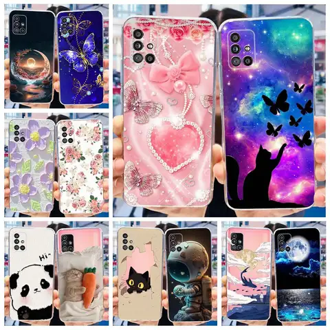 Per Samsung Galaxy A51 5G Custodia SM-A516B Custodia dipinta di lusso per Samsung A51 A 71 5G Galaxy A71 5G A716F Custodie morbide Paraurti