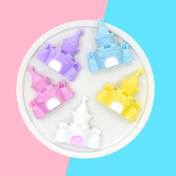 マカロン樹脂ミニ城カワイイアクセサリー,ミニ置物,ミニチュアスクラップブッキング,フラットバックカボション,クラフト用品,DIY電話