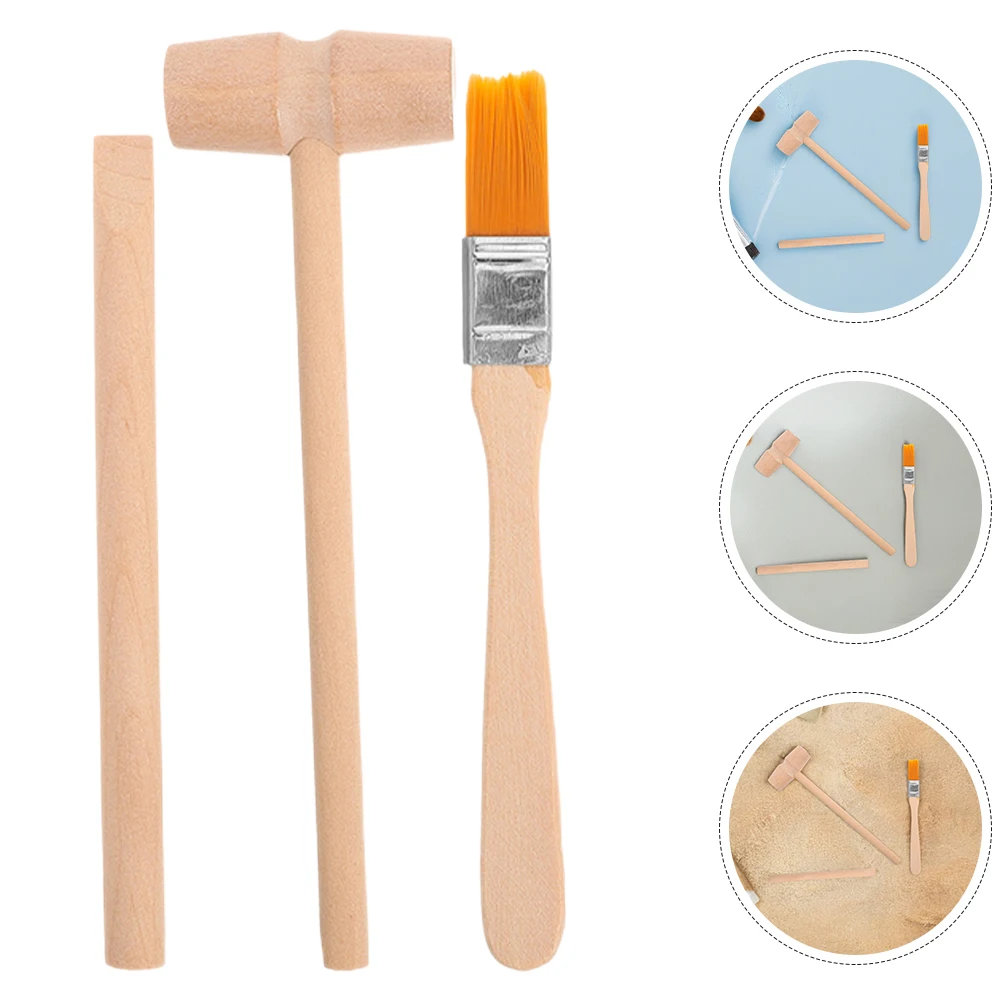 

1 Kids Digging Tools Paleontologist Excavation Kit Dinosaur Stone Digging Learning Set Children Educational Pretend Play Sturdy