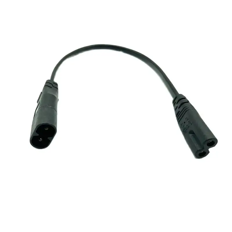 1PC niec 320 C8 2Pin męski do C7 siła żeńska kabel c 320 C7 do C8 przedłużacz C8 męski do C7 kabel żeński 0.3m 0.8m 1.5m