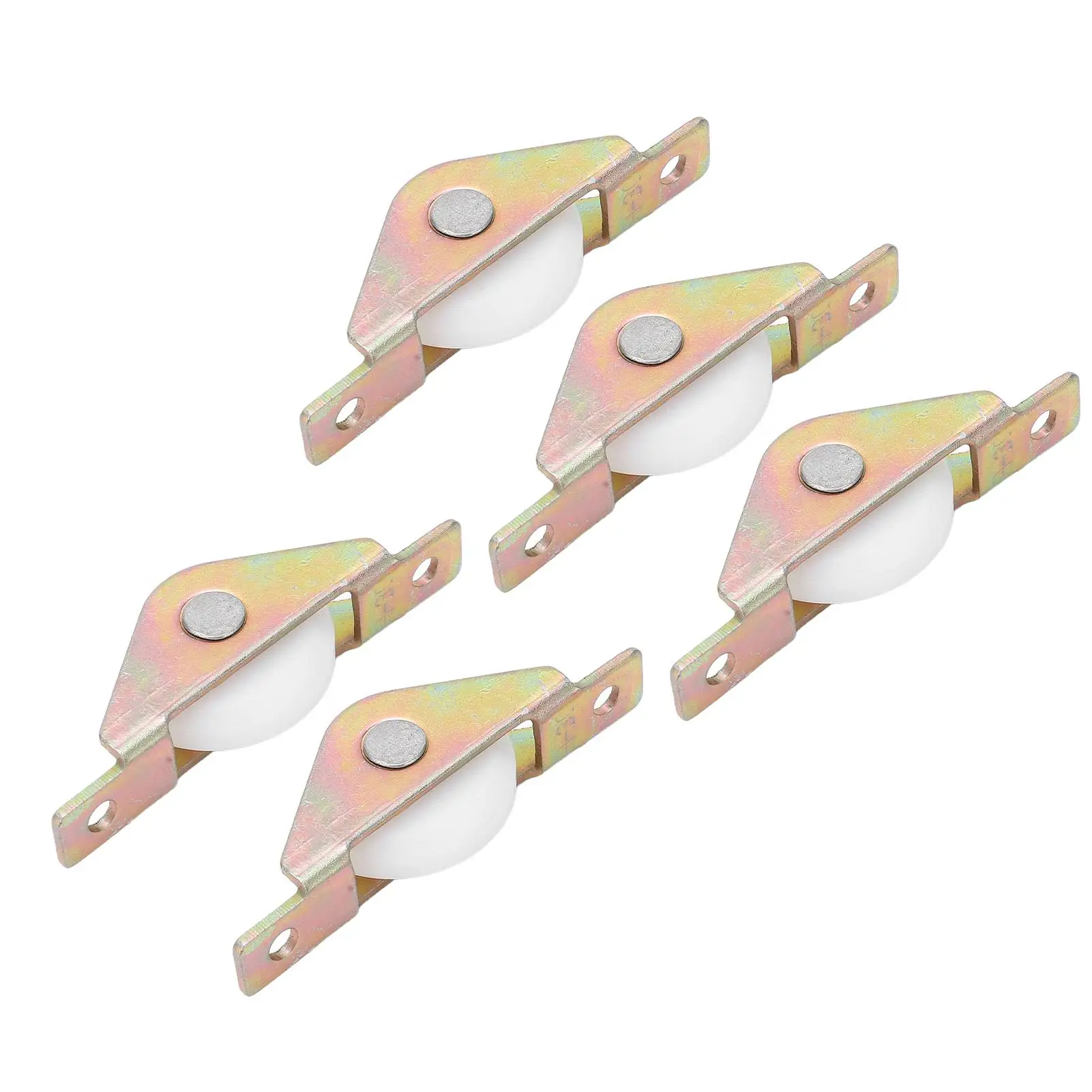 Гладкое колесо раздвижного шкива 30 мм, малошумная замена для раздвижных дверей, шкафов и окон, набор из 5 предметов