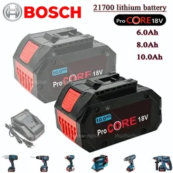 Bosch 18V Original Professional System Cordless Tool Replace Battery BAT609 BAT618 GBA18V80 21700 with 18V 10.0Ah 8.0Ah ProCORE