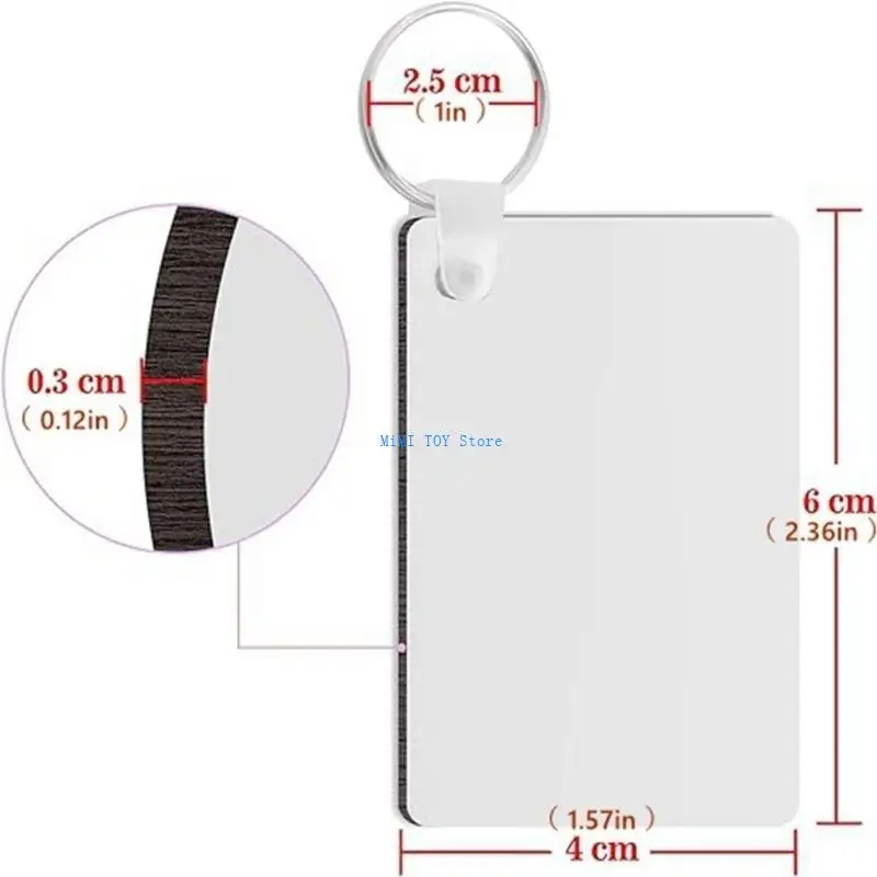 24BE CREATIEVE DIY KEYRINGS maken Materiële tas Hanghangende sleutelhanger Craft