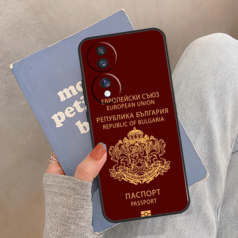 بلغاريا العلم جواز السفر الحال بالنسبة الشرف ماجيك 8 برو 5 6 7 لايت غطاء ل الشرف 200 400 90 70 50 X8a X8b X9a X9b X9c