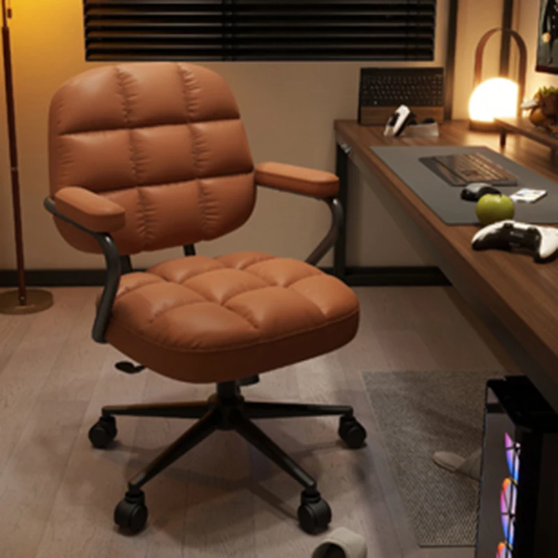 Comfortable Vintage Office Chairs Library Swivel Design Professional Executive Chairs Gamer Fashion Silla Plegable Furnitures