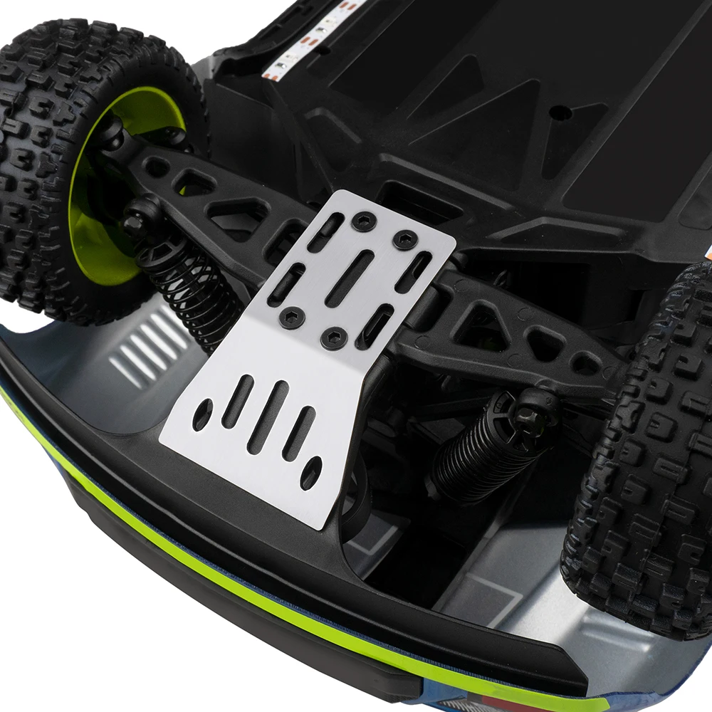 MIBIDAO フロントとリアシャーシアーマープロテクター 1/14 モハーベ Grom メガ 380 RC カーアップグレードパーツアクセサリー