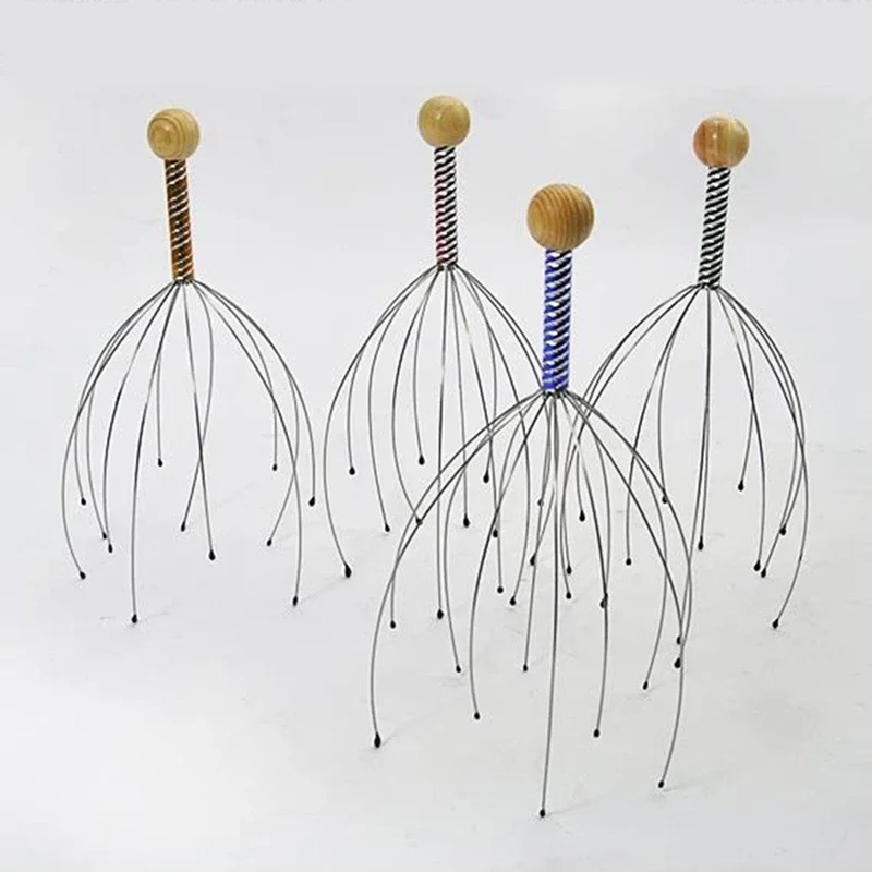 1/2pcs Octopus Head Relaxing Massager Claws Comb Stress Relief Massage Release Head Back Scratching Combs Massagers Tool image 4
