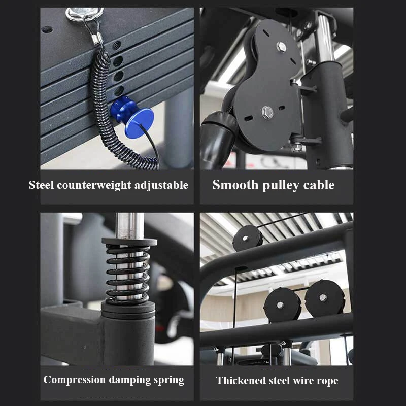 Multifunction Smith Machine Gymnasium Commercial Gantry Squat Frame Household Push Machine Smith Comprehensive Trainer