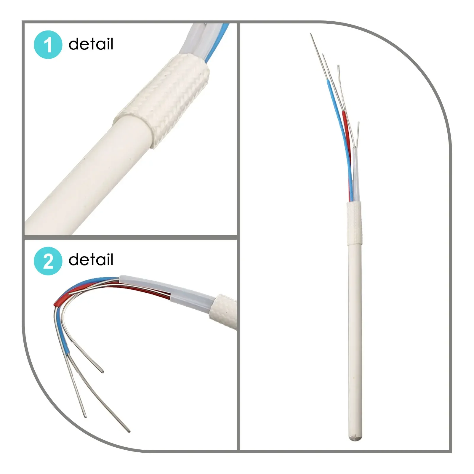 

New 50W Ceramic Heater Soldering Element For 936A Four-core Heating Iron Welding 952A Wire Core Nickel-coated 968