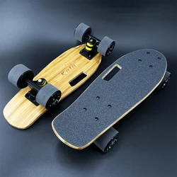 45 56cm Mini Bamboo Short Skateboard Girl Boy Portable Skate Fish Long Board Roller Scooters