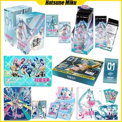 KAYOU Hatsune Miku Cards Birthday Set Future Sailing Anime Collection Card Mistery Boxes Board Game Toys Birthday Gifts for Kids