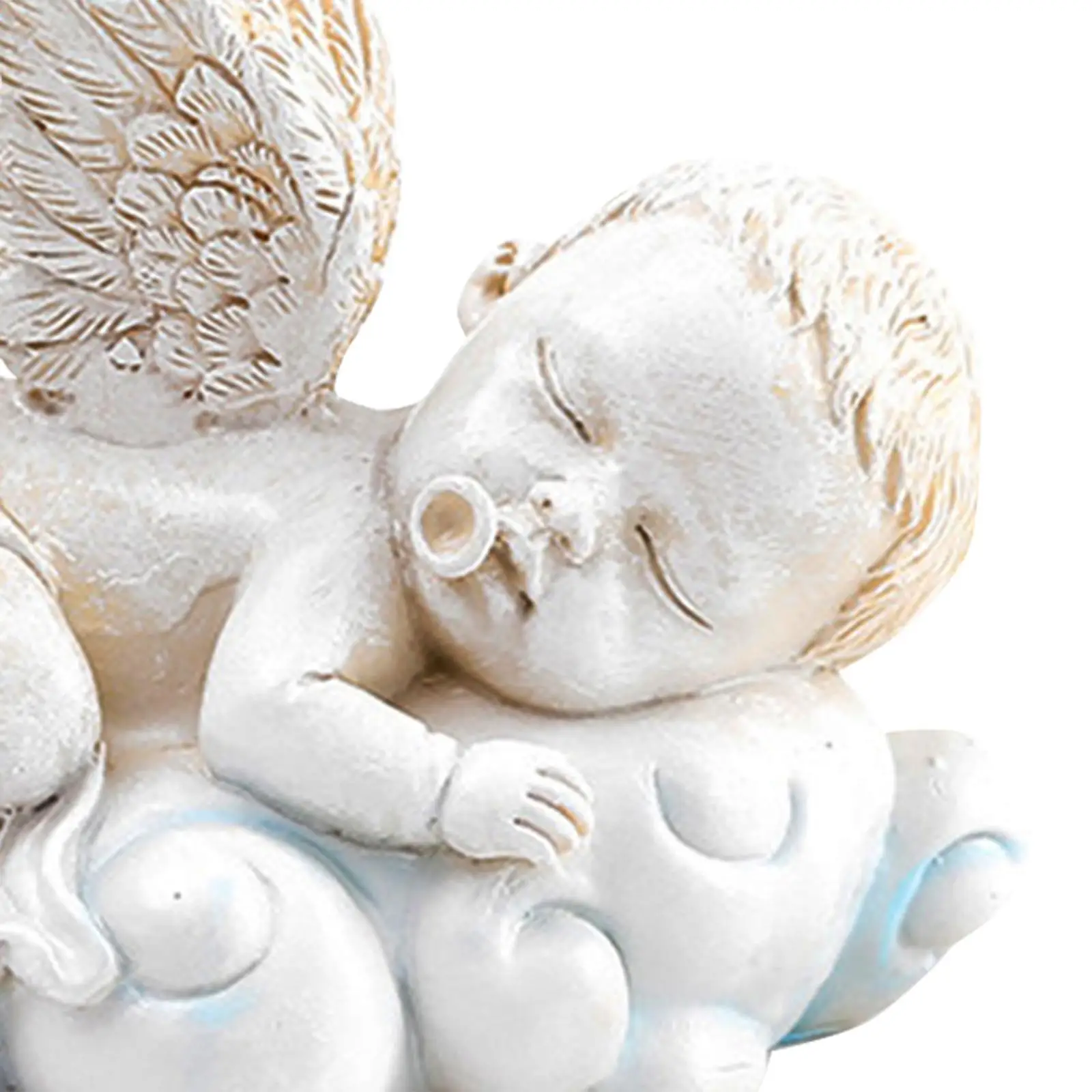 Angel Figurine Collection Cherub Garden Statue Europe Creative Craft Angel Statue for Cabinets Bedroom Bookshelf Desktop House