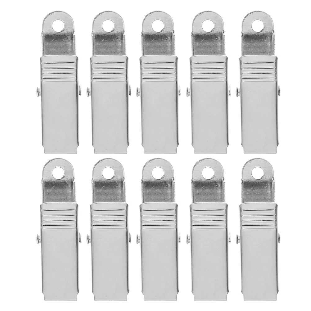

10pcs Metal Alligator Clips Strong Durable Wire Organizer Mini Spring Clamps For Home Office Industrial Use Diy Craft Cable