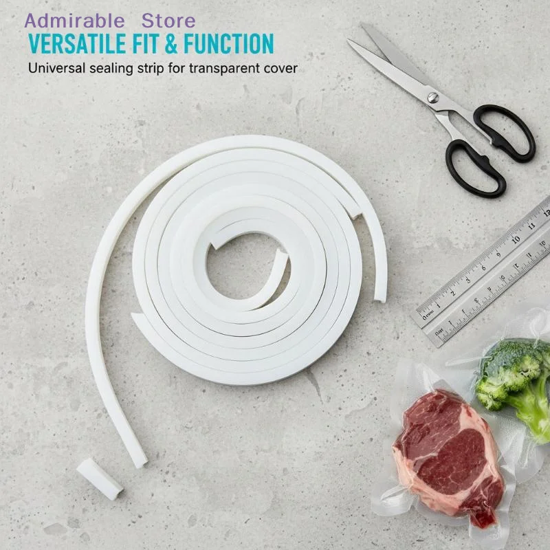 w400/500/600 Vacuum Machine Sealing Strip Silicone Vacuum Food Packaging Machine Accessories Rubber Sealing Ring 6*12