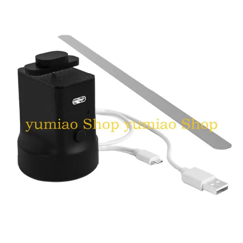 587B USB Rechargeable Portable Fly Repellents Fan With 3 Adjustable Speeds For Outdoor Stalls And Bottle Mountable Design