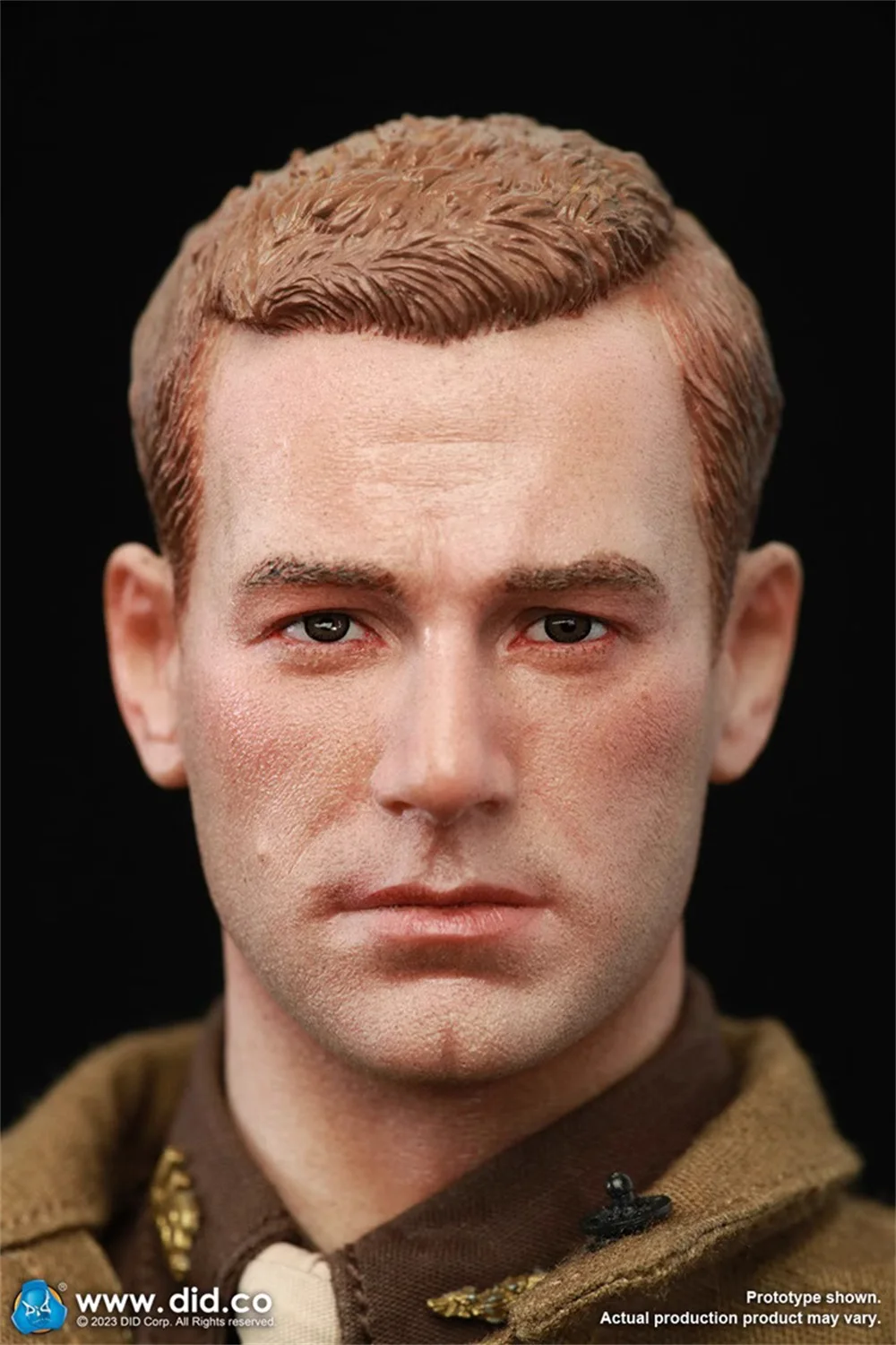 

1/6 DID A80167 WWII Series US Army Soldier General Officer Male Head Sculpt Carving with Neck Connector Shirt For 12" Action DIY