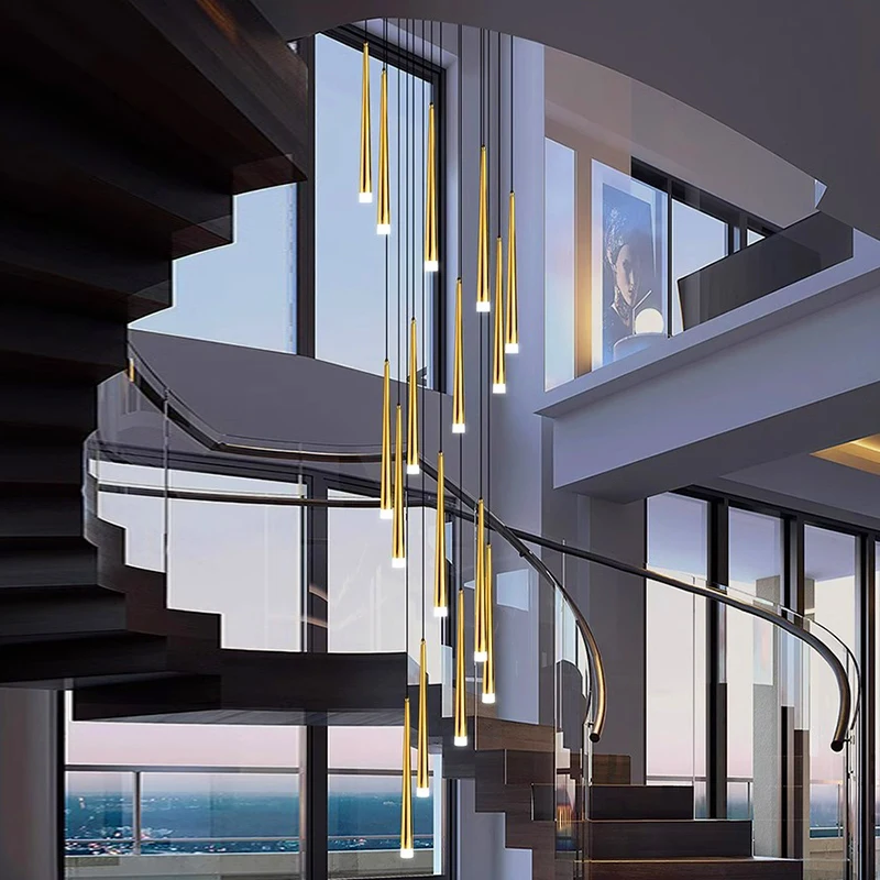ديكور المنزل الحديث Led أضواء قلادة ضوء مصابيح الثريات لغرفة المعيشة معلقة ضوء إضاءة داخلية #5