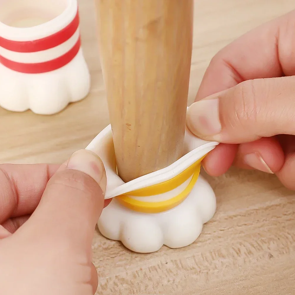 غطاء واقي لأرجل كرسي من السيليكون لمخالب القطط ، أغطية أرجل لطاولة الأثاث ، سجادة حماية أرضية مانعة للإنزلاق ، ديكور المنزل ، 16: 1