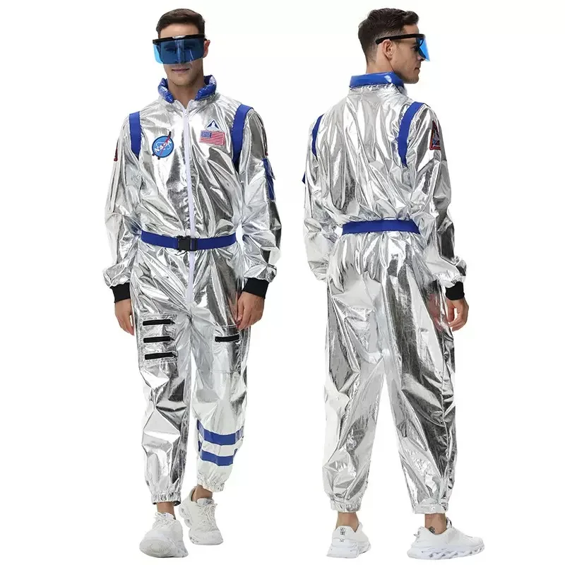 Uniforme de cosmonauta para hombre, disfraz de astronauta de Halloween, traje espacial, disfraces de carnaval, desfile Purim, escenario, juego de rol, vestido de fiesta