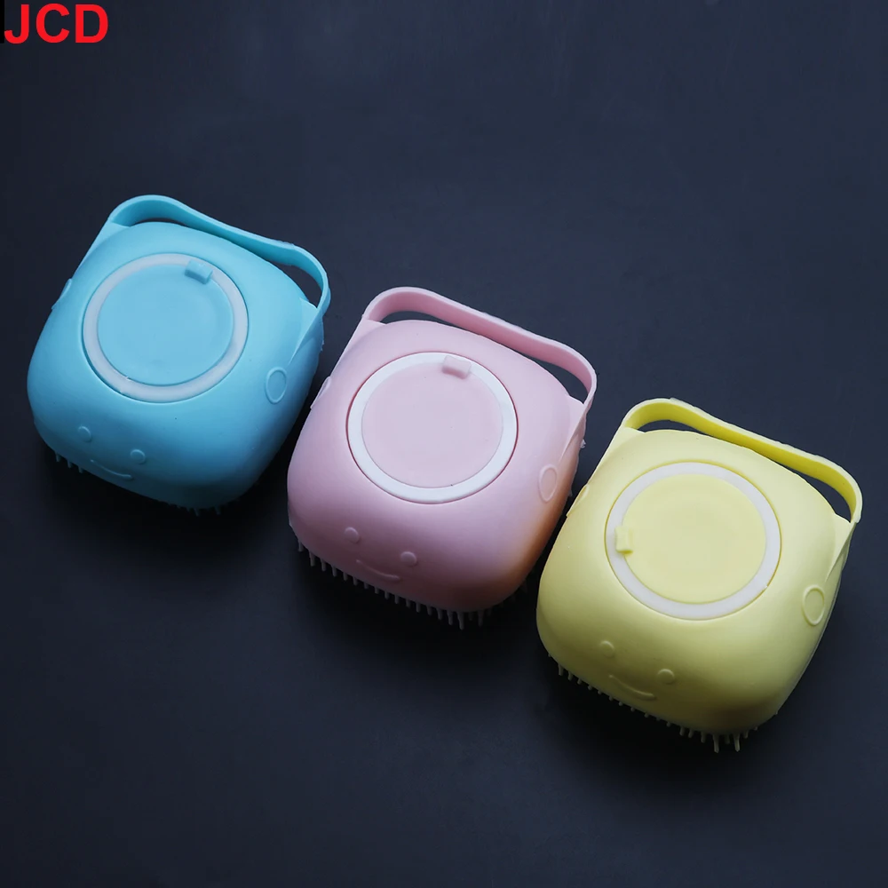 JCD Back Massager Dead Skin Remover Bathing Tools Silicone Body Scrub Exfoliating Shower Brush Bath Exfoliator Skin Cleaner