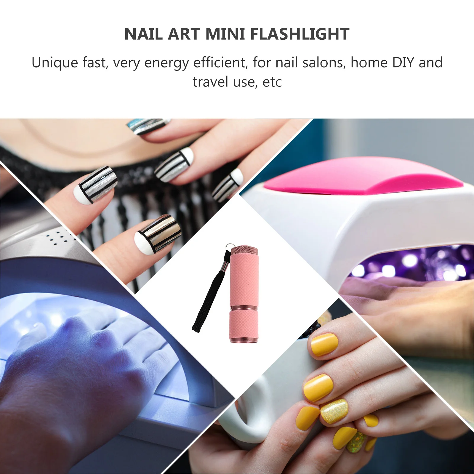 Household Nail Art Lamp Enamel Drying Gel Light Portable Dryer Mini Phototherapy Polish