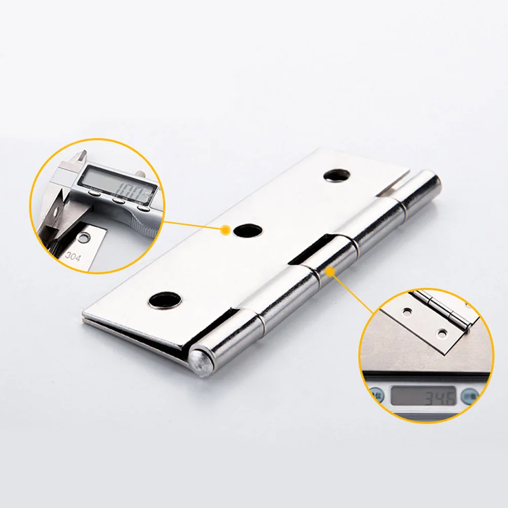 

16pcs 3 Inch Door Hinge Stainless Steel Heavy Duty For Wooden Box Jewelry Gift Wine Toolbox Window Hinge Furniture