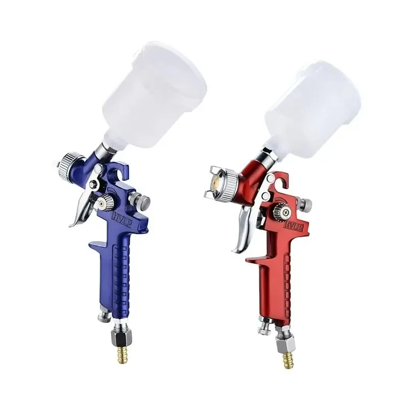 

Uiz H-2000 Professional HVLP Mini Paint Spray Gun - 0.8mm/1.0mm Nozzle Airbrush for Car Painting