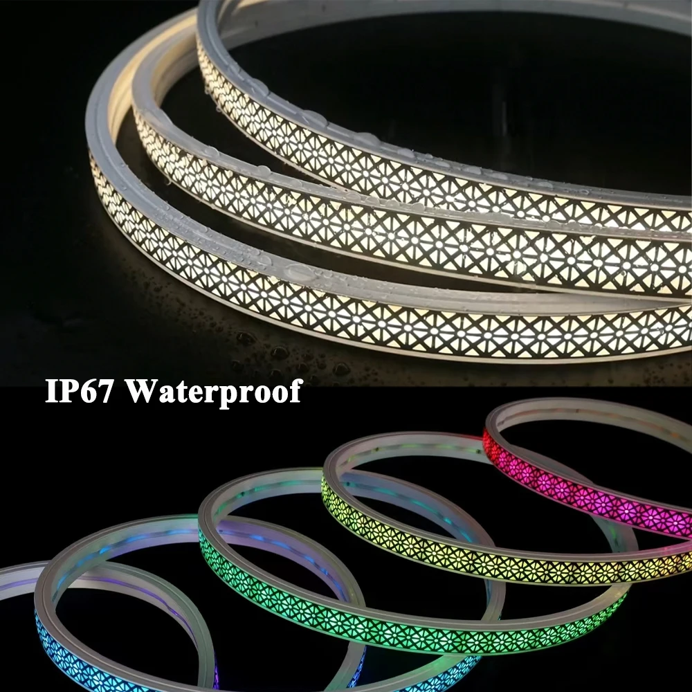 Silicone Diffuser Neon Tube Anti-glare T1610 T2010 Flexible Protection Cover For 12mm 2835/5050 WS2812 LED Light Strip