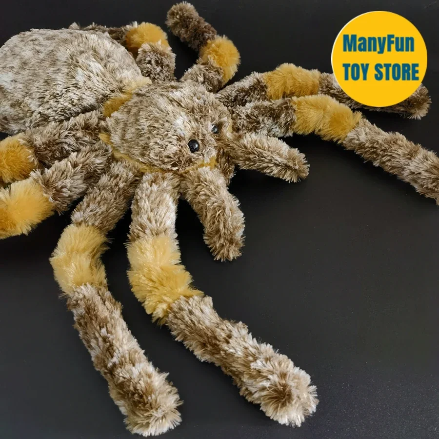 Tarantula High Fidelity Birdeater น่ารัก Plushie Spider ของเล่นตุ๊กตาเหมือนจริงสัตว์จําลองตุ๊กตาตุ๊กตาคาวาอิของเล่นของขวัญเด็ก