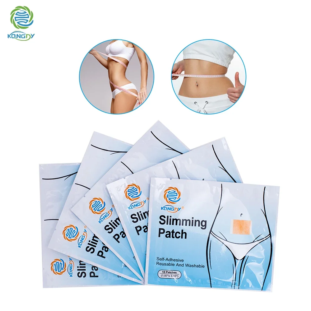 KONGDY 200/300/400/500 Pcs Slim Patch Natural Ingredients Slimming Navel Stick 5x8cm Slim Patch Weight Loss Burning Fat Patch