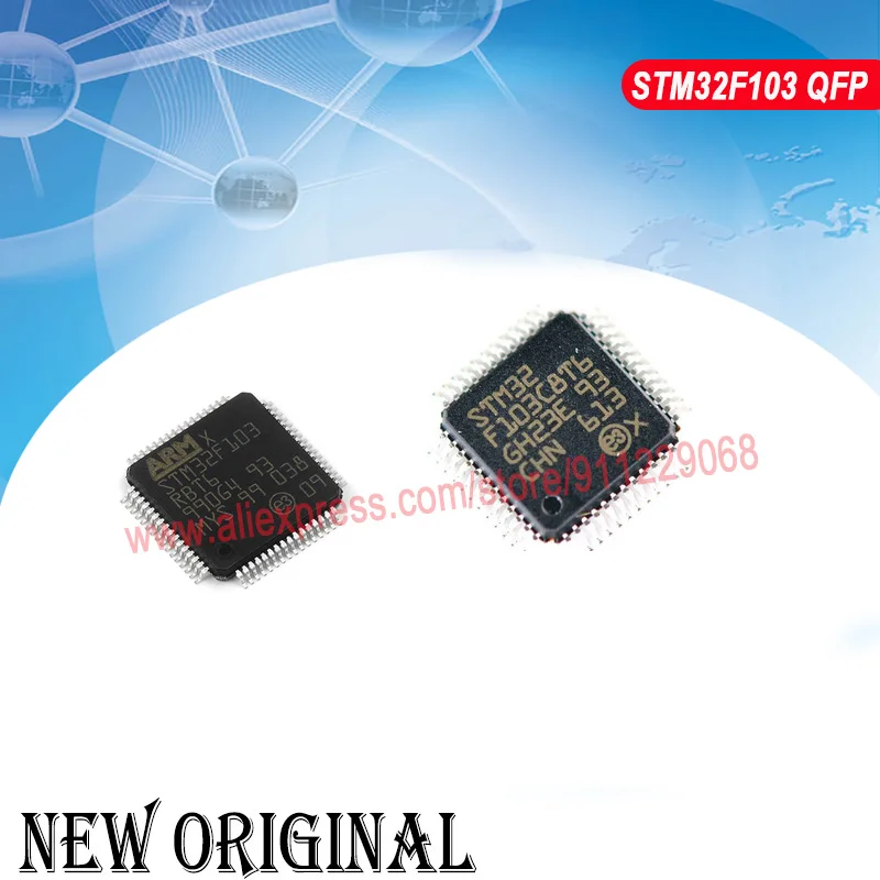 (1 Pieces) STM32F103C8T6 STM32F103RBT6 STM32F103R8T6 STM32F103CBT6 QFP Original