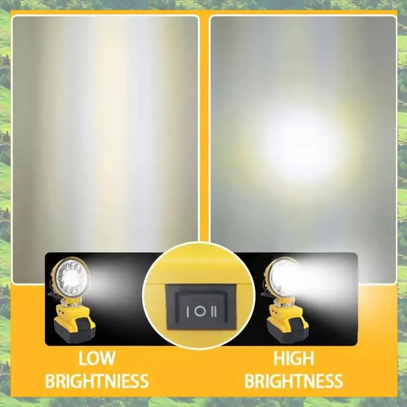 A59Z-LED Working Light USB Rechargeable Mini Portable Tool Lamp Flashlight Camping Lamp For  Lithium Battery