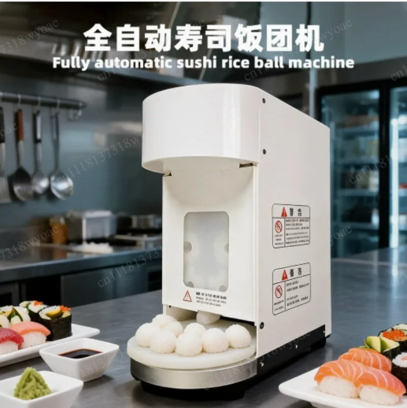 Commercial Automatic Sushi Rice Ball Machine, High Speed Forming Press Equipment for Restaurant Japanese Food