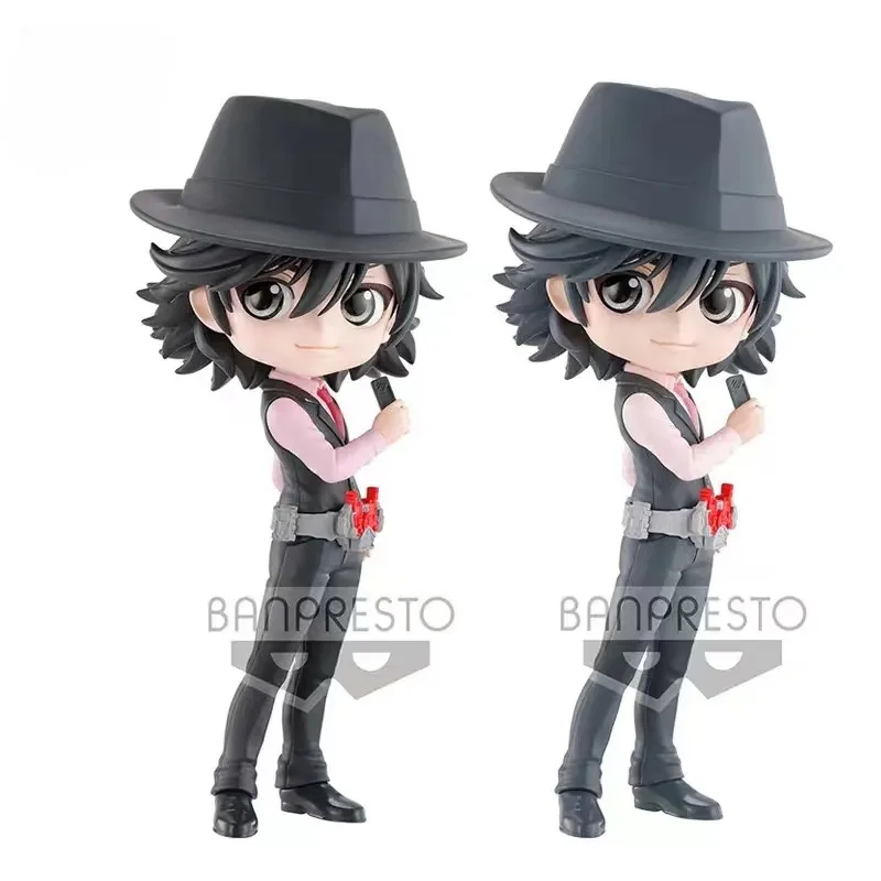 BANDAI BANPRESTO Q Posket Kamen Rider W Fengdu Detective Action Figure Shotaro Hidari Anime Figure Desktop Accessories Toy