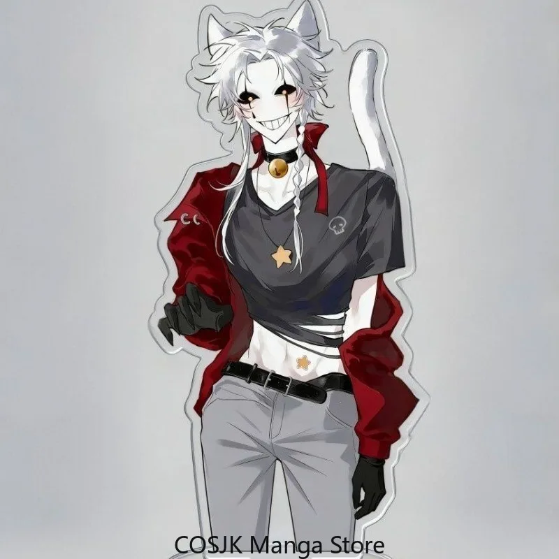 Anime The Freak Circus Acrylic Stand Pierrot Harlequin Standee Desktop Ornament Standing Model Cartoon Character Figurine