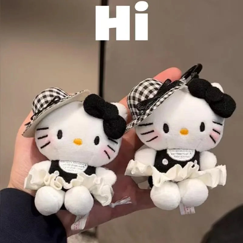 

Kawaii Sanrio Hello Kitty брелок для сумки, очаровательный аниме, милая фигурка с героями мультфильмов, аксессуар для рюкзака для девочек, автомобильный брелок для девочек, Рождественский подарок